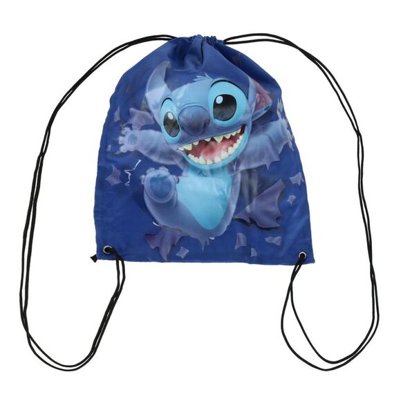 Jerry Leigh Disney Stitch Breaking Free Drawstring Backpack Bag - Picture 3 of 5